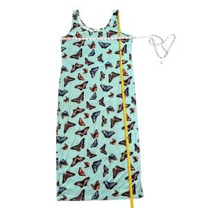 Jolie&Joy Butterfly Maxi Sleeveless Dress Women’s Size 2X Good Condition